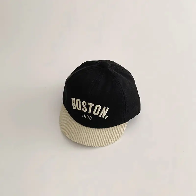 Boston Letter Baby Cap Winter Warm Windproof - Image 5