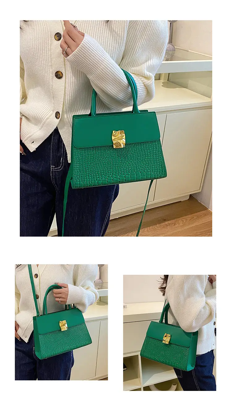 2024 Retro Croc Pattern Women's Handbags — feature 21