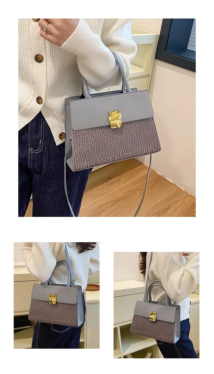 2024 Retro Croc Pattern Women's Handbags — feature 22