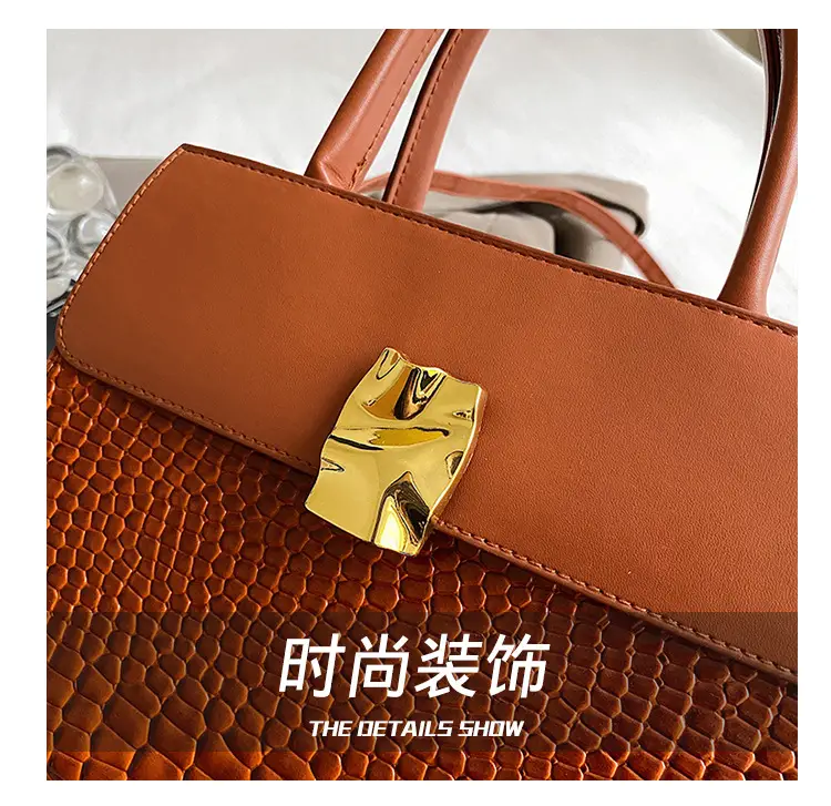 2024 Retro Croc Pattern Women's Handbags — feature 6