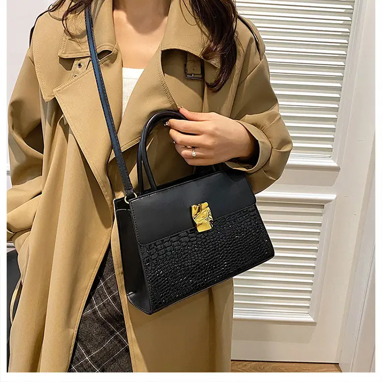 2024 Retro Croc Pattern Women's Handbags — feature 8