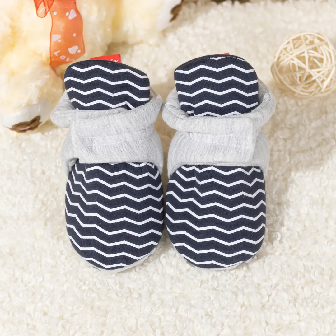 2024 cross-border spring and autumn new baby socks shoes striped non-slip soft bottom baby toddler shoes warm shoes do not drop — feature 11