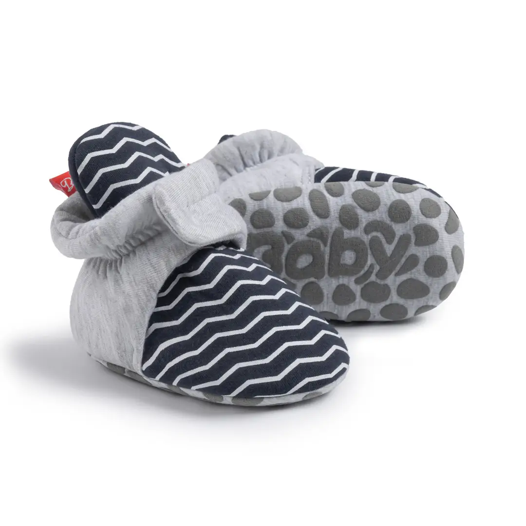 2024 cross-border spring and autumn new baby socks shoes striped non-slip soft bottom baby toddler shoes warm shoes do not drop — feature 12