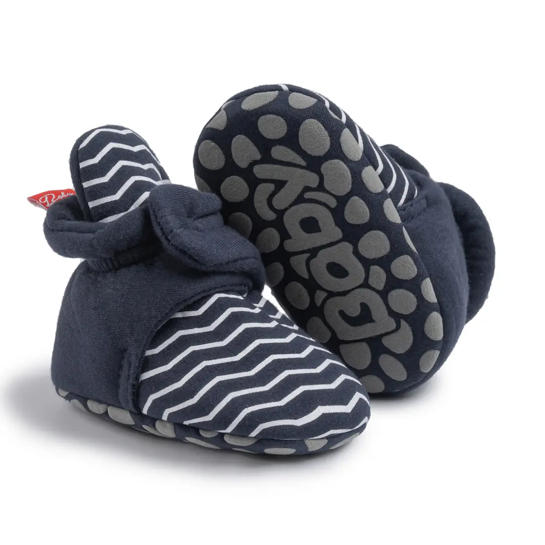 2024 cross-border spring and autumn new baby socks shoes striped non-slip soft bottom baby toddler shoes warm shoes do not drop — feature 14