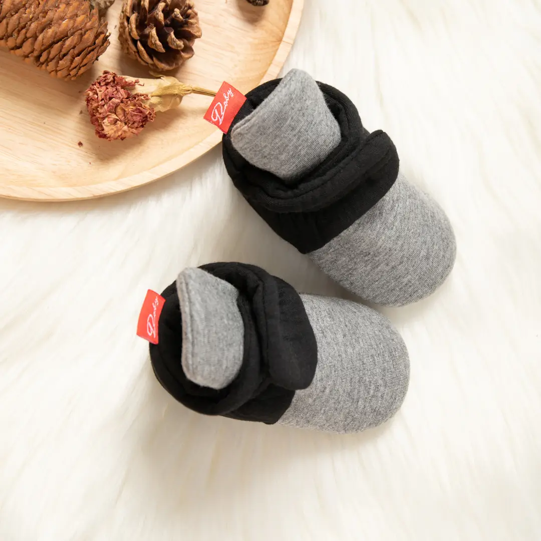 2024 cross-border spring and autumn new baby socks shoes striped non-slip soft bottom baby toddler shoes warm shoes do not drop — feature 4