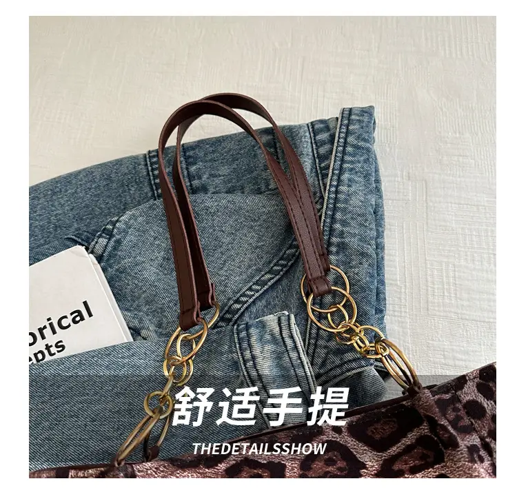 Leopard Print Women's Large Shoulder Bag 2024 — feature 5
