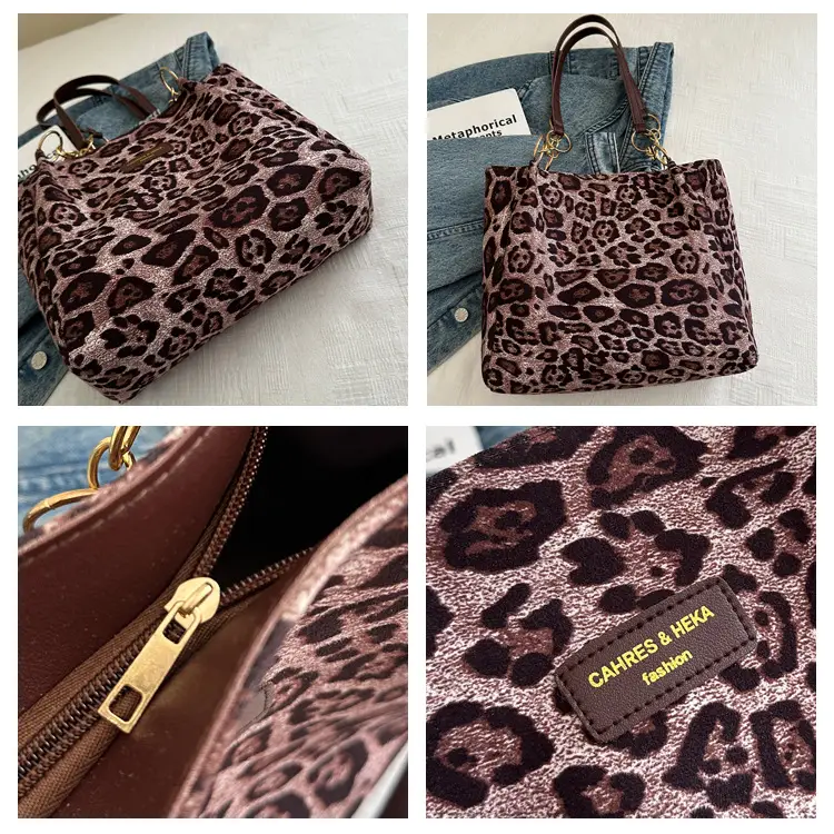 Leopard Print Women's Large Shoulder Bag 2024 — feature 8
