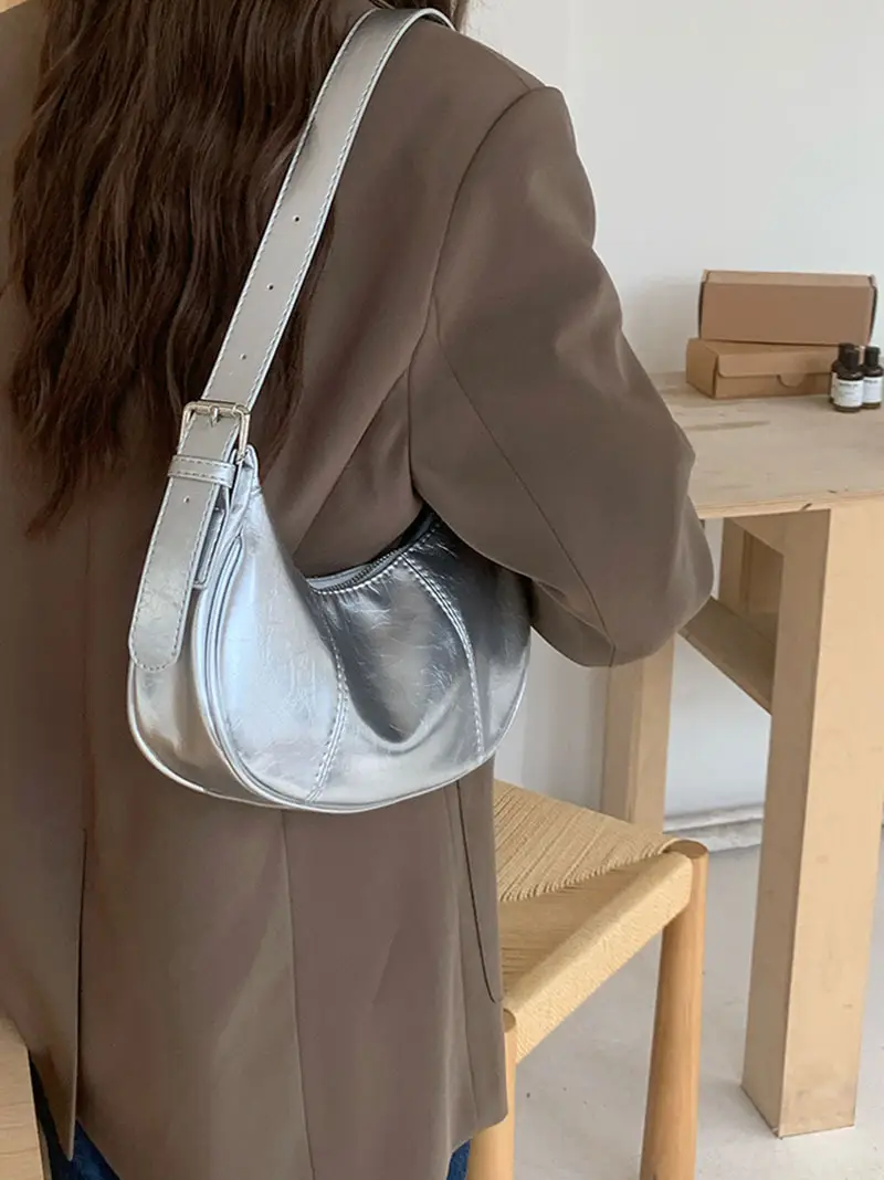 Silver High-End Shoulder Crossbody Bag for Women — feature 4