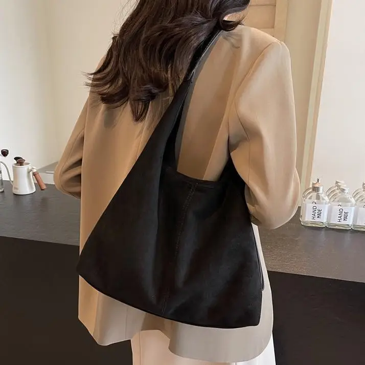 Vintage Suede Commuter Tote Bag for Women 2026 - Image 7