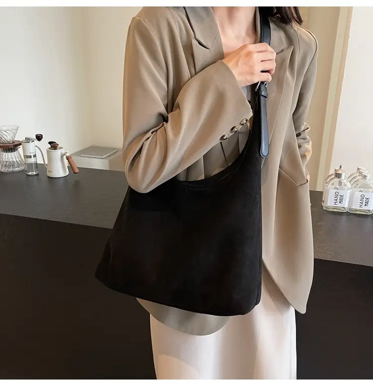 Vintage Suede Commuter Tote Bag for Women 2026 — feature 19
