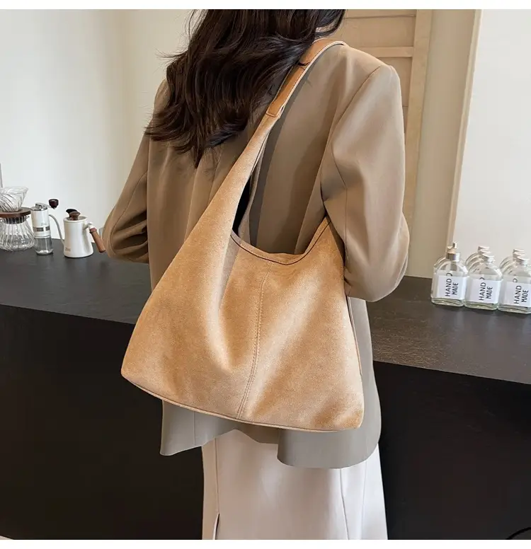 Vintage Suede Commuter Tote Bag for Women 2026 — feature 22