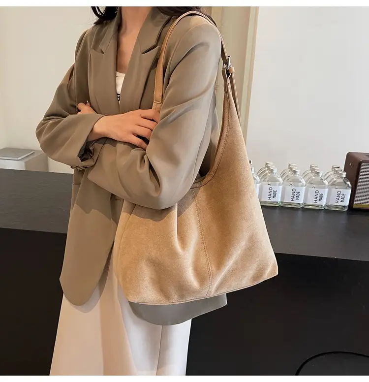 Vintage Suede Commuter Tote Bag for Women 2026 — feature 25
