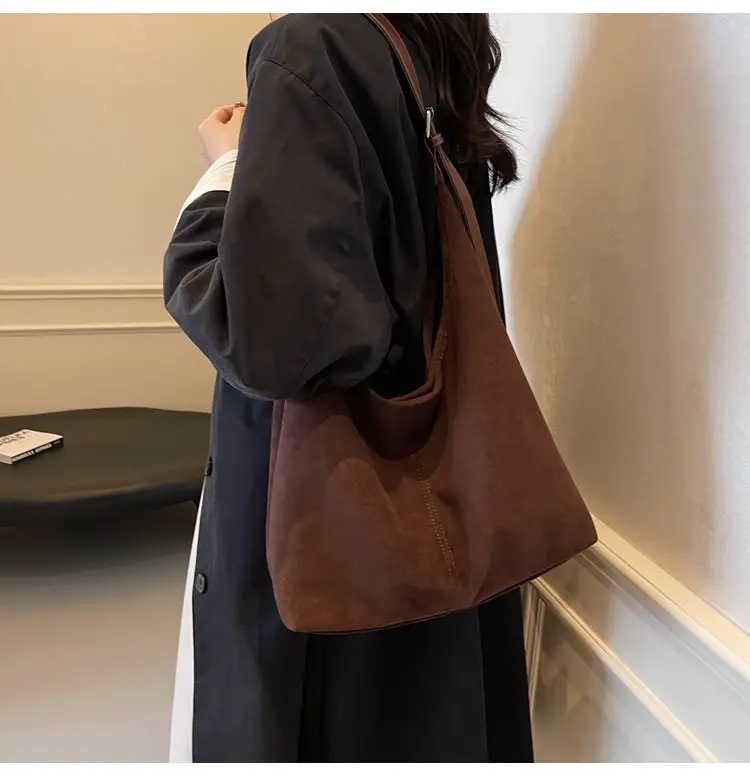 Vintage Suede Commuter Tote Bag for Women 2026 — feature 27
