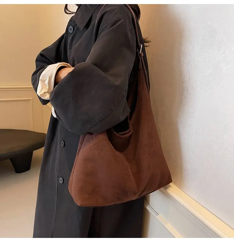 Vintage Suede Commuter Tote Bag for Women 2026 — feature 28