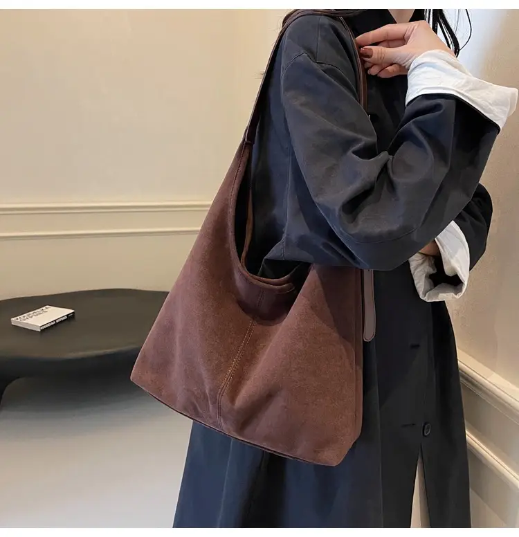 Vintage Suede Commuter Tote Bag for Women 2026 — feature 29