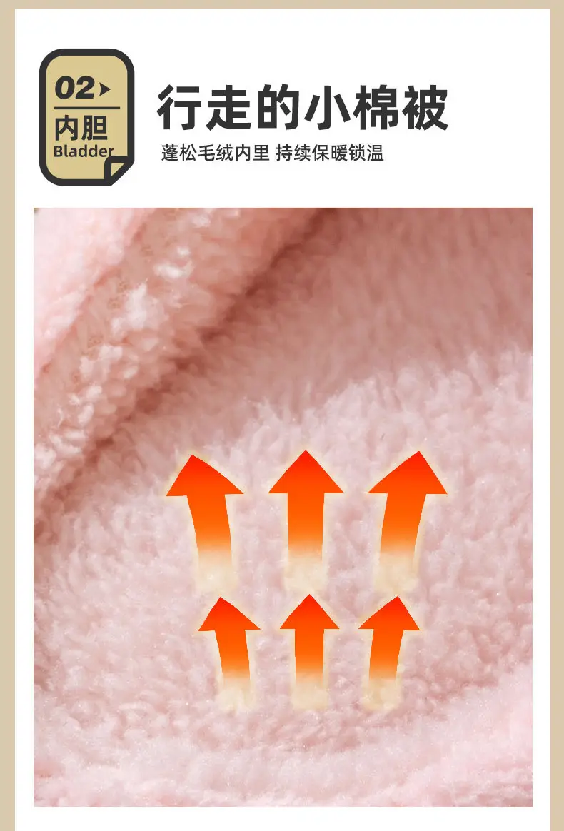 Cotton Heart Slippers Women Winter Warm Indoor — feature 6