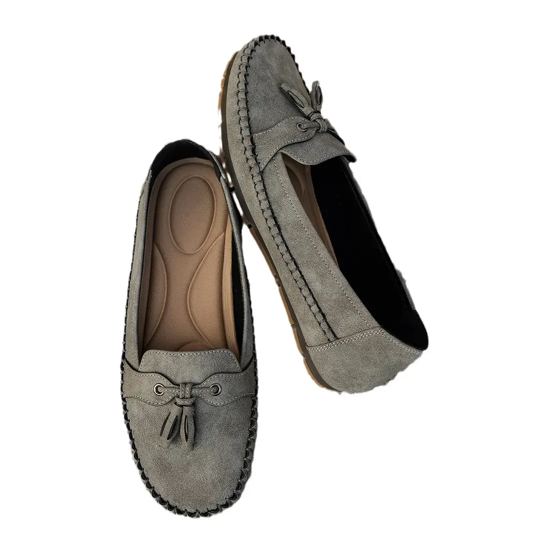 plus size new foreign trade stitching laser ladies flat-bottomed loafers foreign trade cross-border e-commerce supply - Image 9