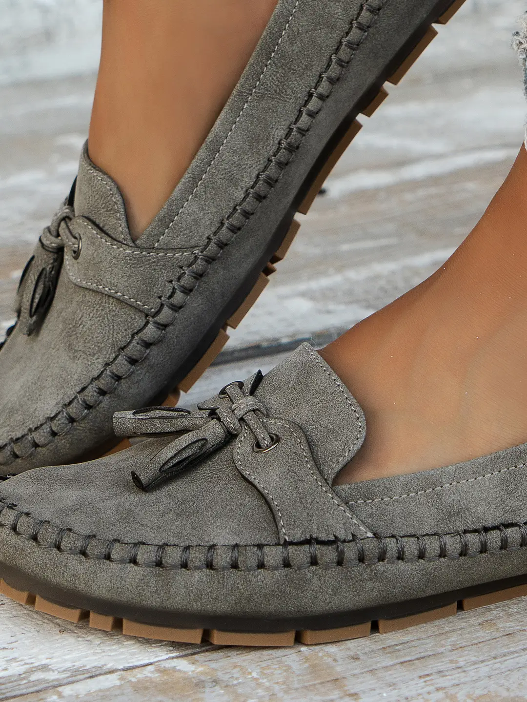 plus size new foreign trade stitching laser ladies flat-bottomed loafers foreign trade cross-border e-commerce supply — feature 6