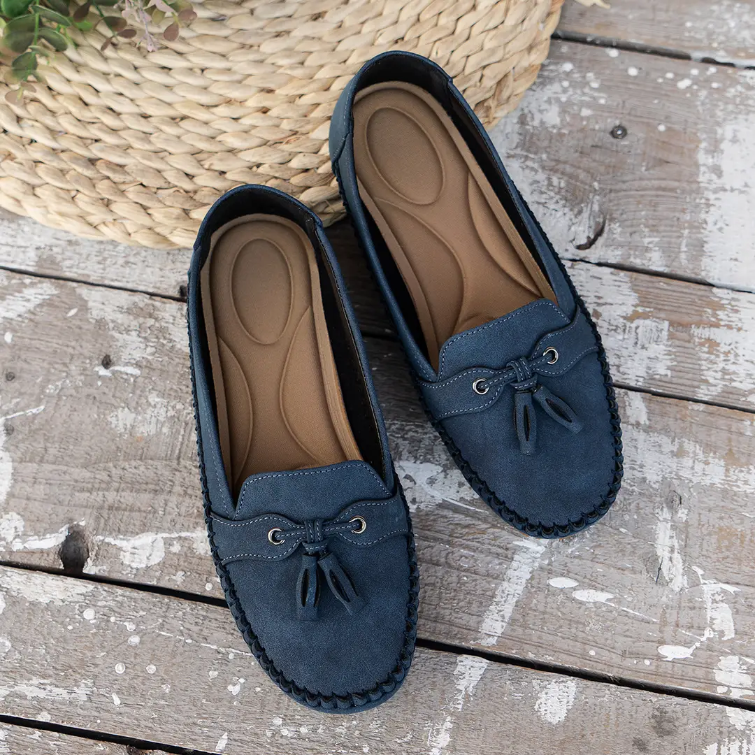 plus size new foreign trade stitching laser ladies flat-bottomed loafers foreign trade cross-border e-commerce supply - Image 4