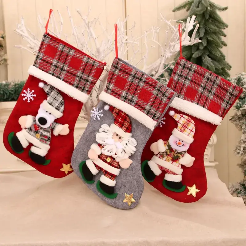 Christmas Doll Socks for Kids Gift Bag - Image 6