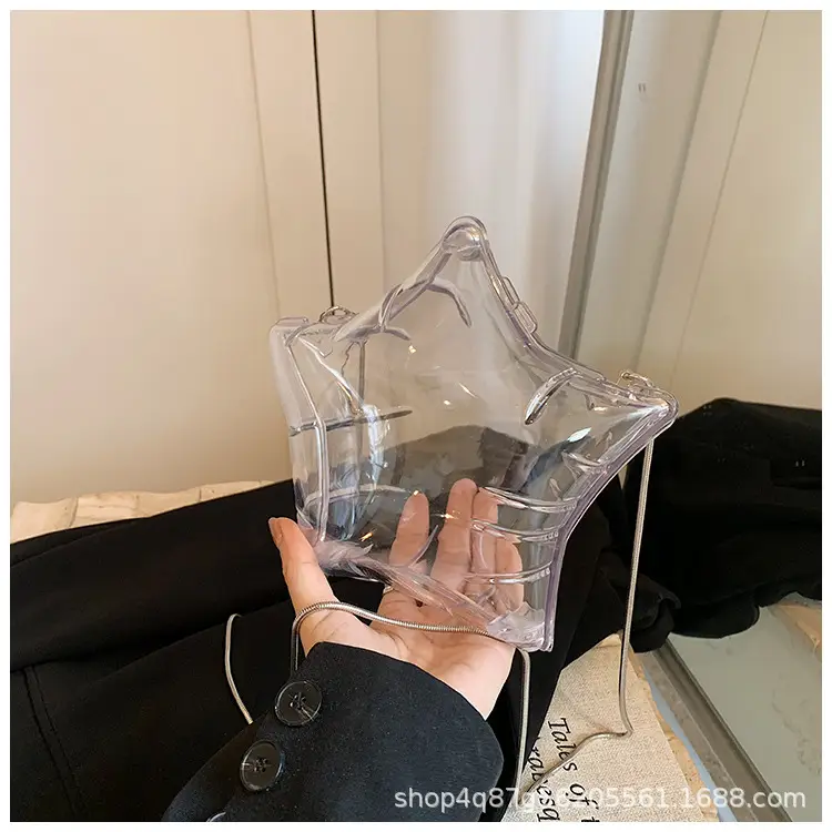 Red Star Shape Acrylic Shoulder Bag for Women — feature 11