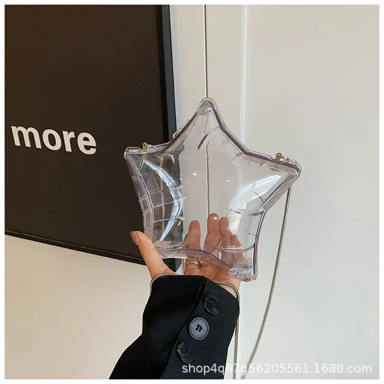 Red Star Shape Acrylic Shoulder Bag for Women — feature 23