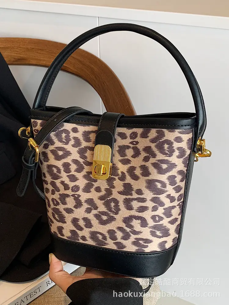 Retro Leopard Print Hand Bag Women 2024 - Image 5
