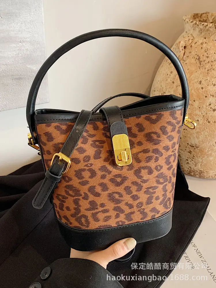 Retro Leopard Print Hand Bag Women 2024 - Image 6