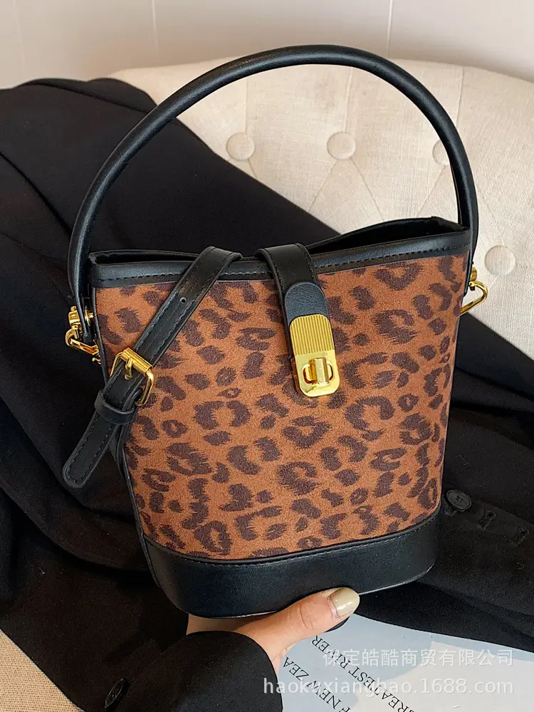 Retro Leopard Print Hand Bag Women 2024 - Image 7
