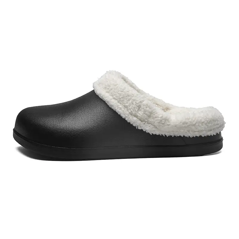 Cross-Border Large Size Velvet Warm Cotton Slippers for Men 47 Warm and Non-Slip Indoor Home Can Be Worn Outside Couple Wool Slippers - Image 7