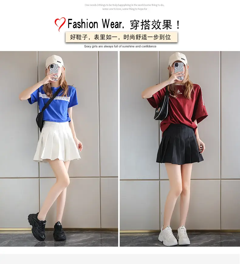 Summer thin women's sneaker new mesh breathable casual texture increased dad shoes lace-up hot women's shoes — feature 2