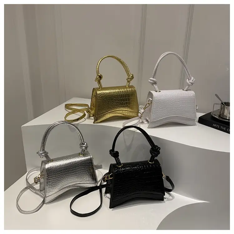 Crocodile Textured Shoulder Bag Women 2024 — feature 22
