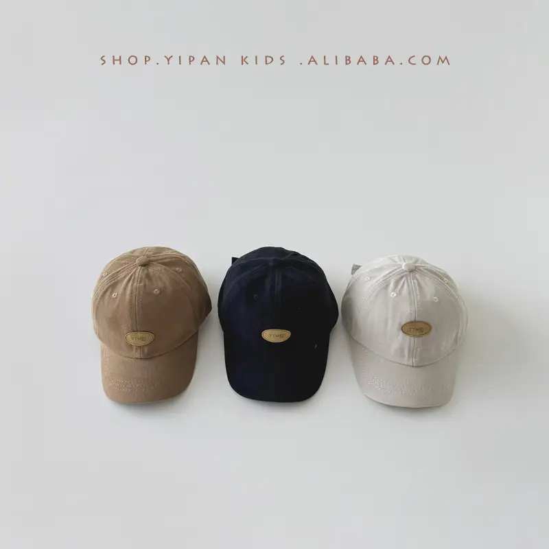 Yipin Brown Peaked Cap for Girls Autumn Winter