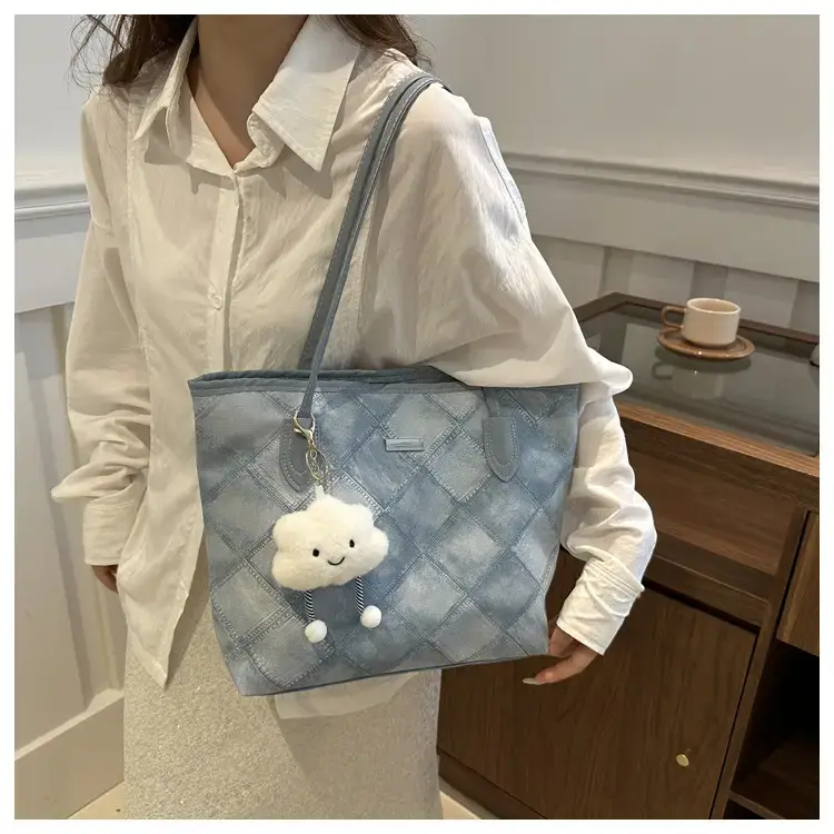 Retro Quilted Shoulder Bag Women 2024 New — feature 14