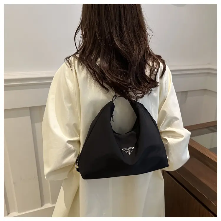 Black Nylon Shoulder Tote Bag for Women 2024 — feature 22