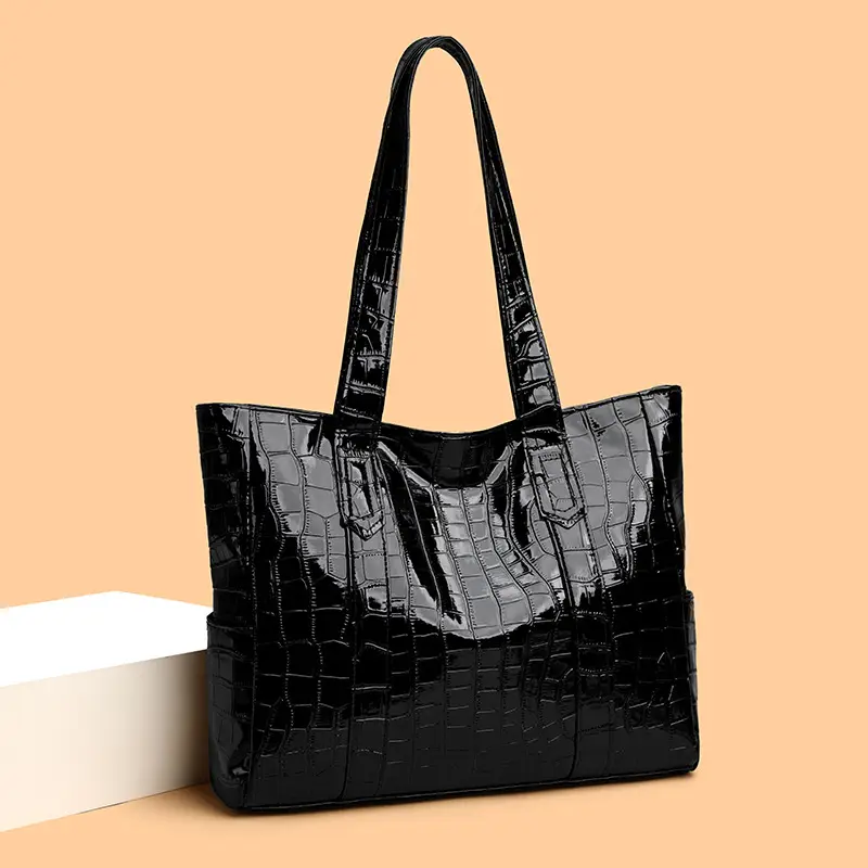 Korean Style Large Capacity Shoulder Tote Bag White
