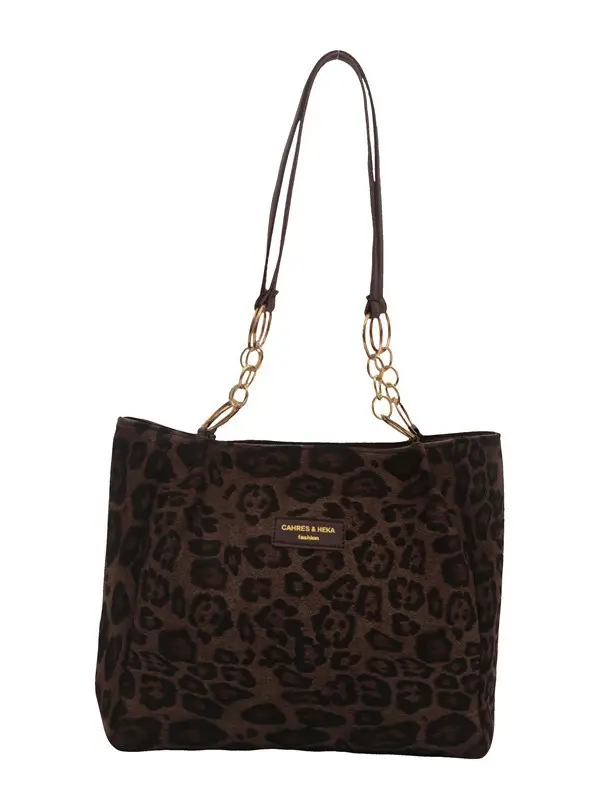 Leopard Print Women's Large Shoulder Bag 2024 - Image 9
