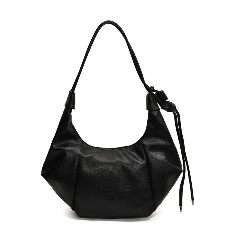 Vintage Brown Leather Shoulder Bag for Women - Image 9