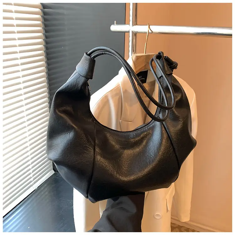 Vintage Brown Leather Shoulder Bag for Women — feature 13