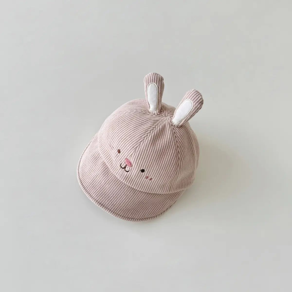 Pink Bunny Baby Cap for Boys Girls Winter Warm