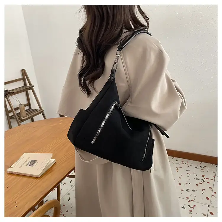 Black Retro Fashion Women's Shoulder Bag 2024 — feature 16