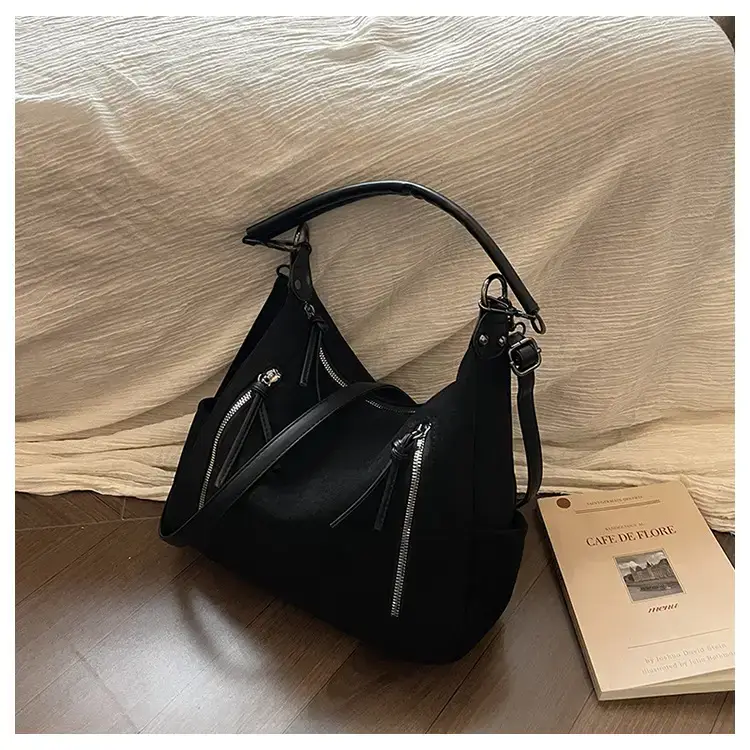 Black Retro Fashion Women's Shoulder Bag 2024 — feature 35