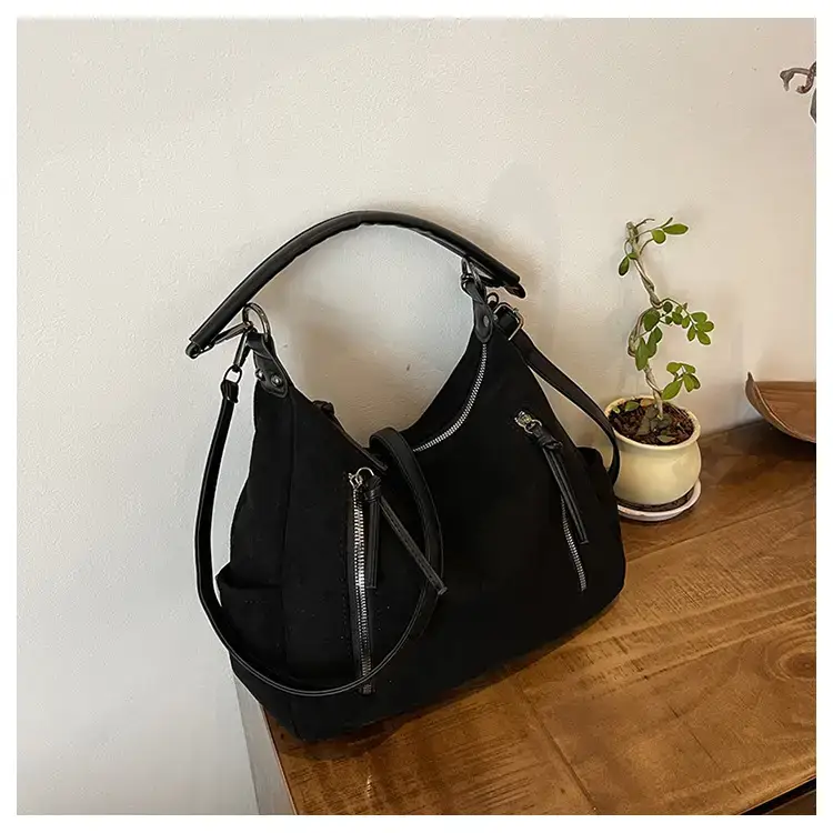 Black Retro Fashion Women's Shoulder Bag 2024 — feature 36