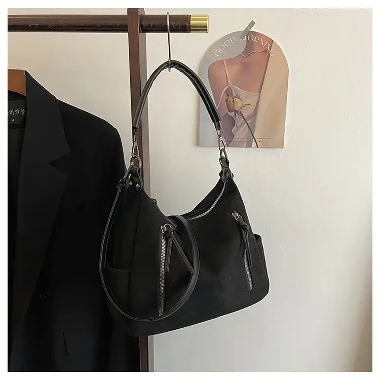 Black Retro Fashion Women's Shoulder Bag 2024 — feature 37