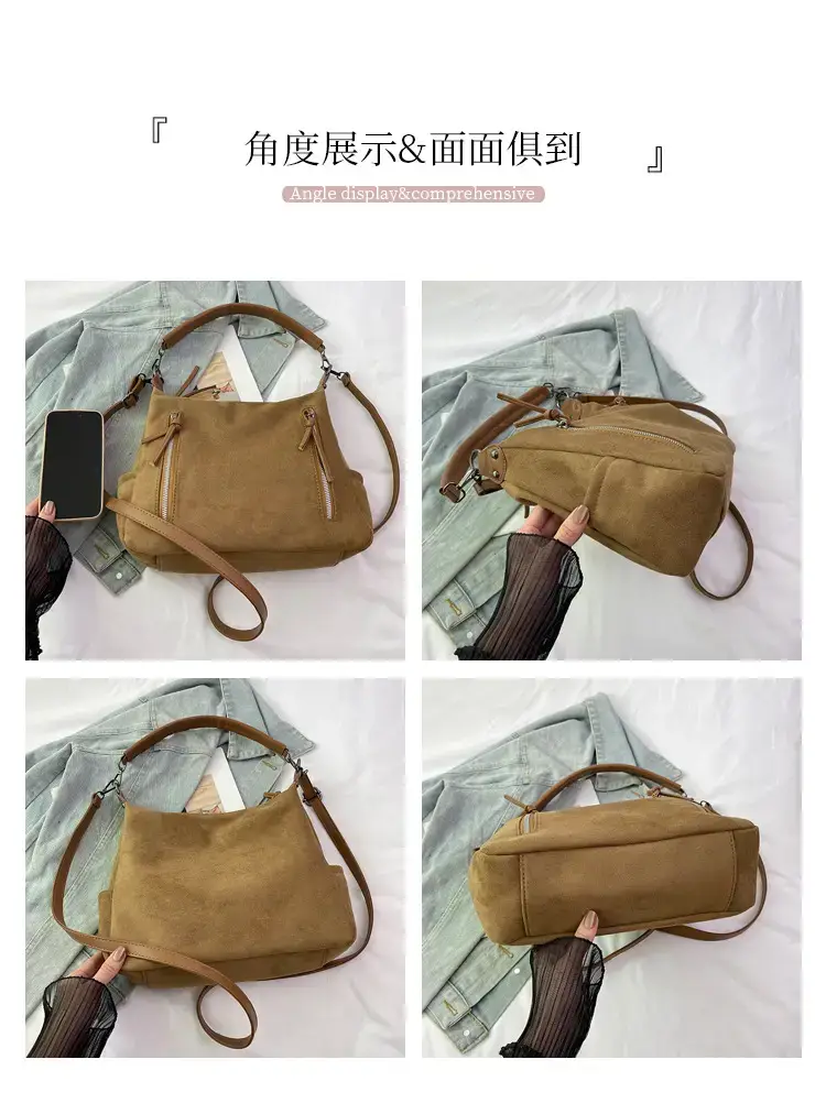 Black Retro Fashion Women's Shoulder Bag 2024 — feature 6