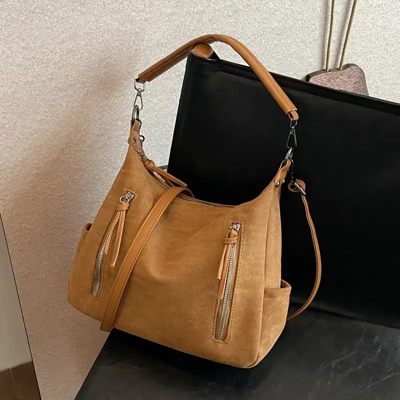 Black Retro Fashion Women's Shoulder Bag 2024 - Image 3