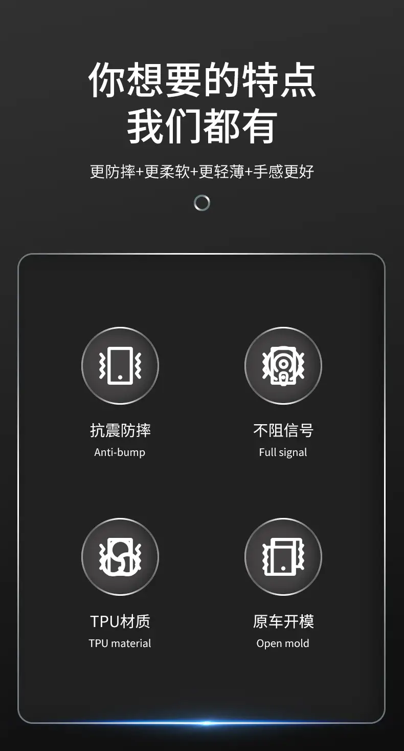 Suitable for Beijing Hyundai Key Cover Phnom Penh Xinjingda ix35 Festa ix25 Yuedong Elantra Name Figure Car Shell — feature 4