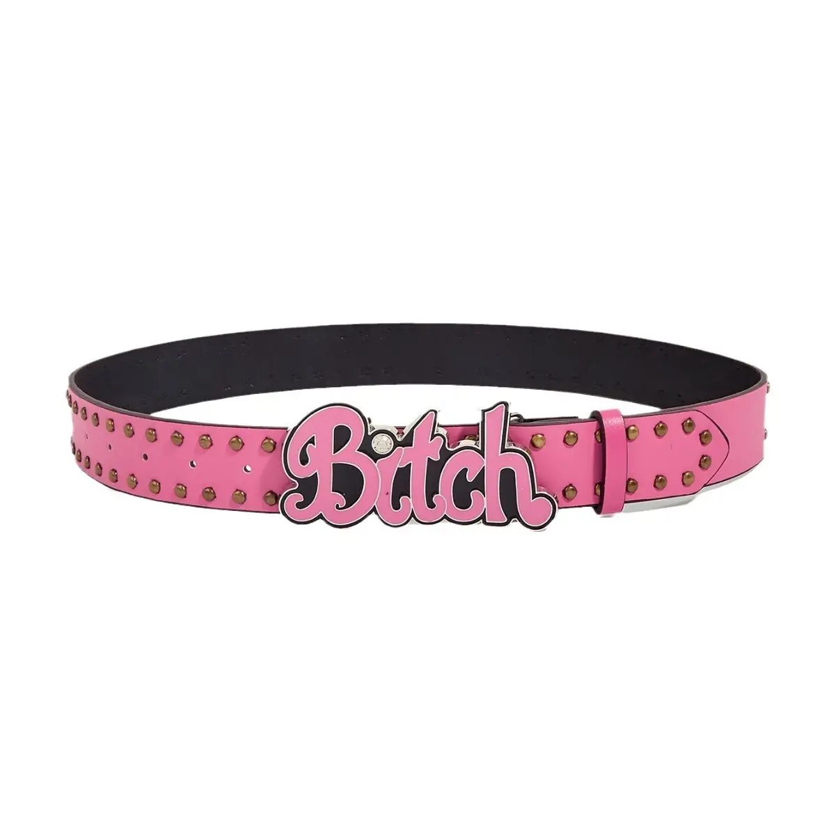Ins Harajuku Belt Women Pink Rivet Spice Girls Y2K