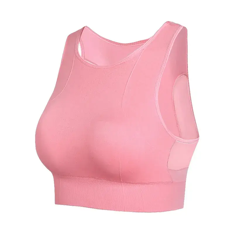 Pink Weight-Loss Special Sports Bra with Breast Retracting Design - Image 3
