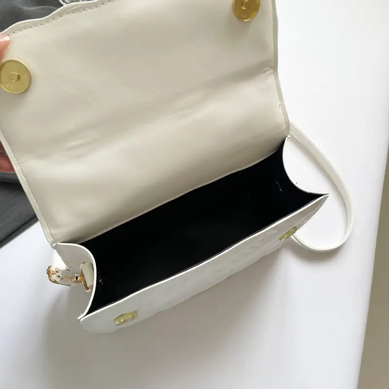 Green Quilted Crossbody Handbag for Women